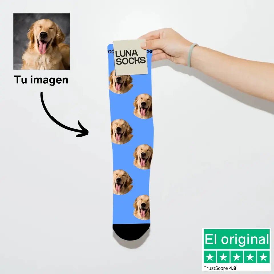 Calcetines personalizados con tu perro